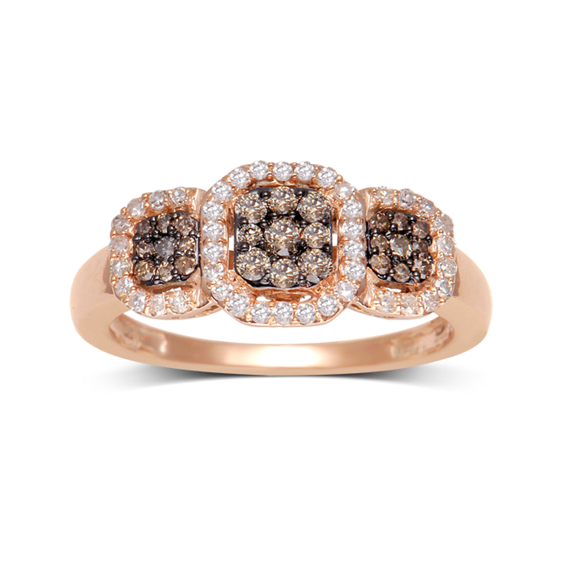 9ct Rose Gold 0.50ct Diamond Ring