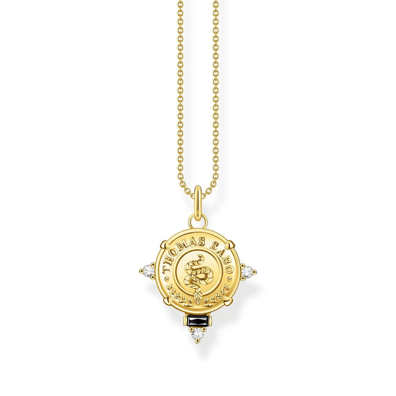 THOMAS SABO Coin Gold Necklace Necklaces Thomas Sabo 