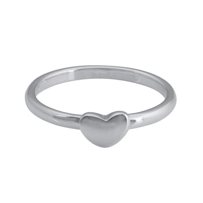 Sterling Silver Heart Stackable Ring