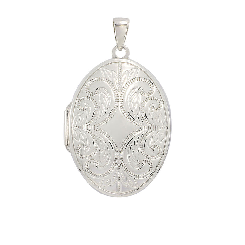 Sterling Silver Oval Locket