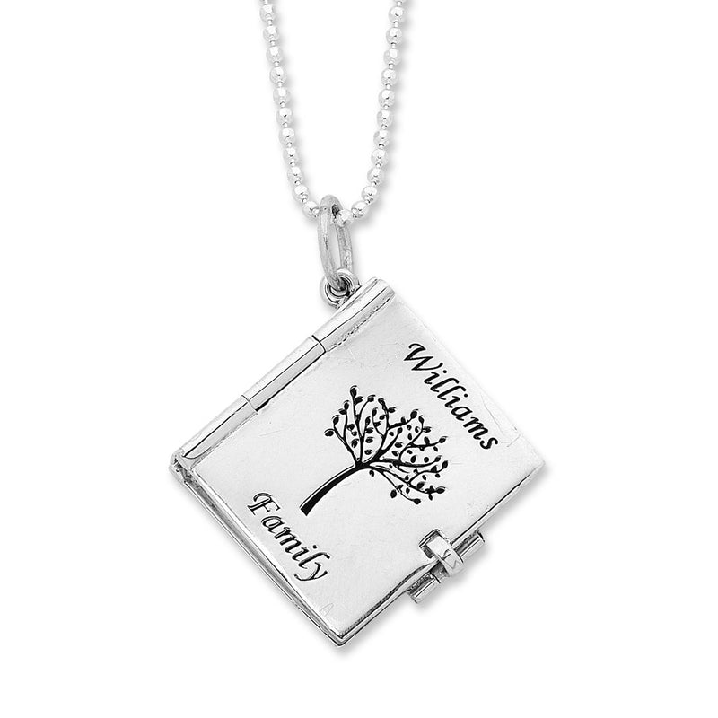 Personalised Family Locket Necklace 4 Photos